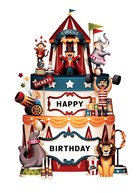 verjaardag kaart folio happy birthday circus